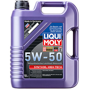 Синтетическое моторное масло Synthoil High Tech 5W-50 - 5 л