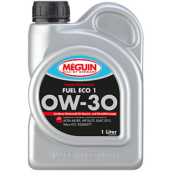 НС-синтетическое моторное масло Megol Motorenoel Fuel Eco 1 0W-30 - 1 л