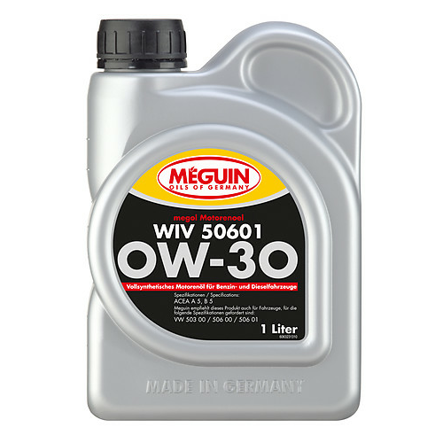 Синтетическое моторное масло Megol Motorenoel WIV 50601 0W-30 - 1 л