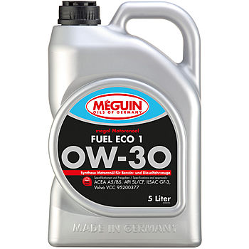 НС-синтетическое моторное масло Megol Motorenoel Fuel Eco 1 0W-30 - 5 л